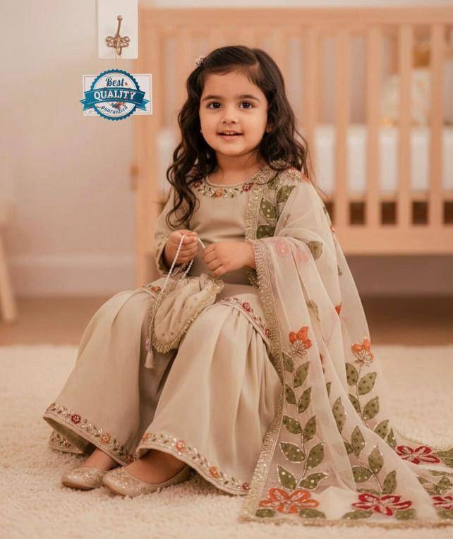 Launching New Đěsigner Party Wear Look SILK Girls Indian kids wear wholesale market
